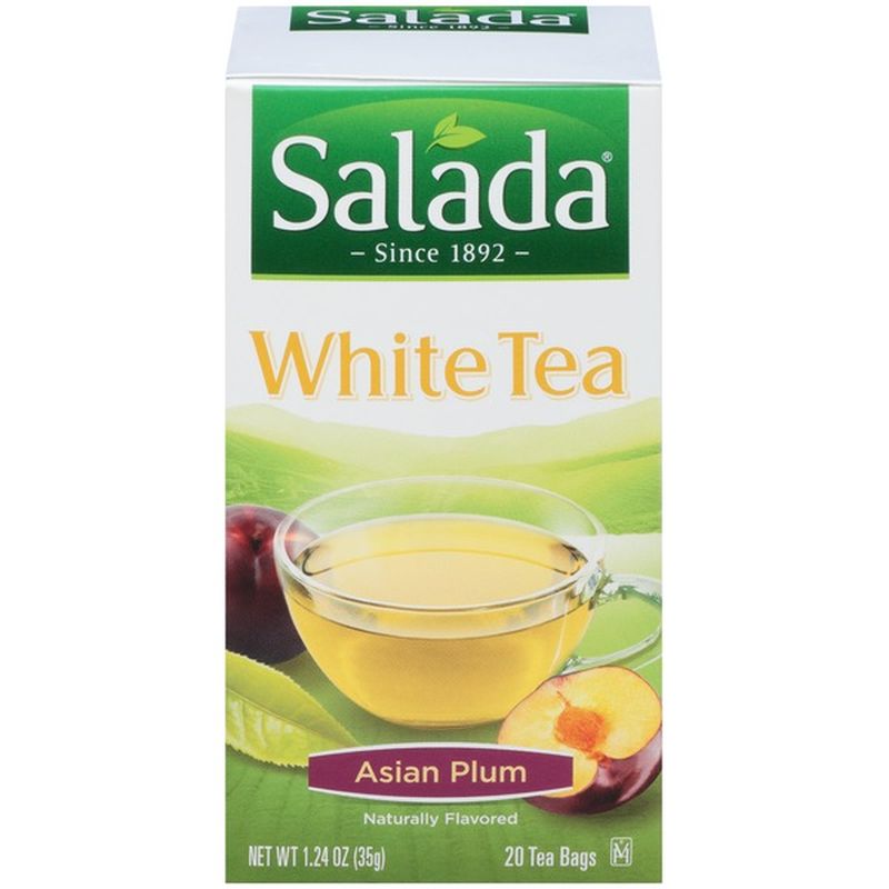 Salada Asian Plum White Tea Tea Bags (1.24 oz) Instacart