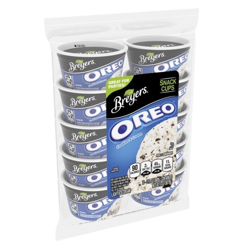 Breyers Light Ice Cream Oreo (3 oz) Instacart