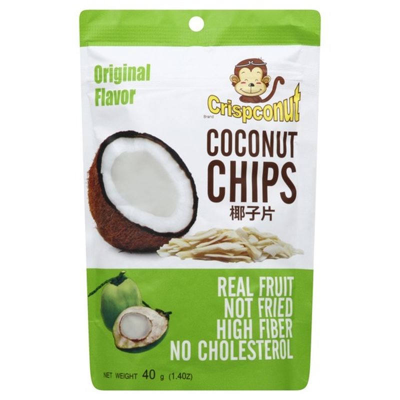 Crispconut Coconut Chips, Original Flavor (1.4 g) Instacart