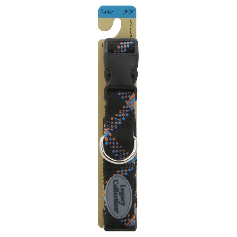Legacy Collection Collar, Black, Large, 18-26 Inch