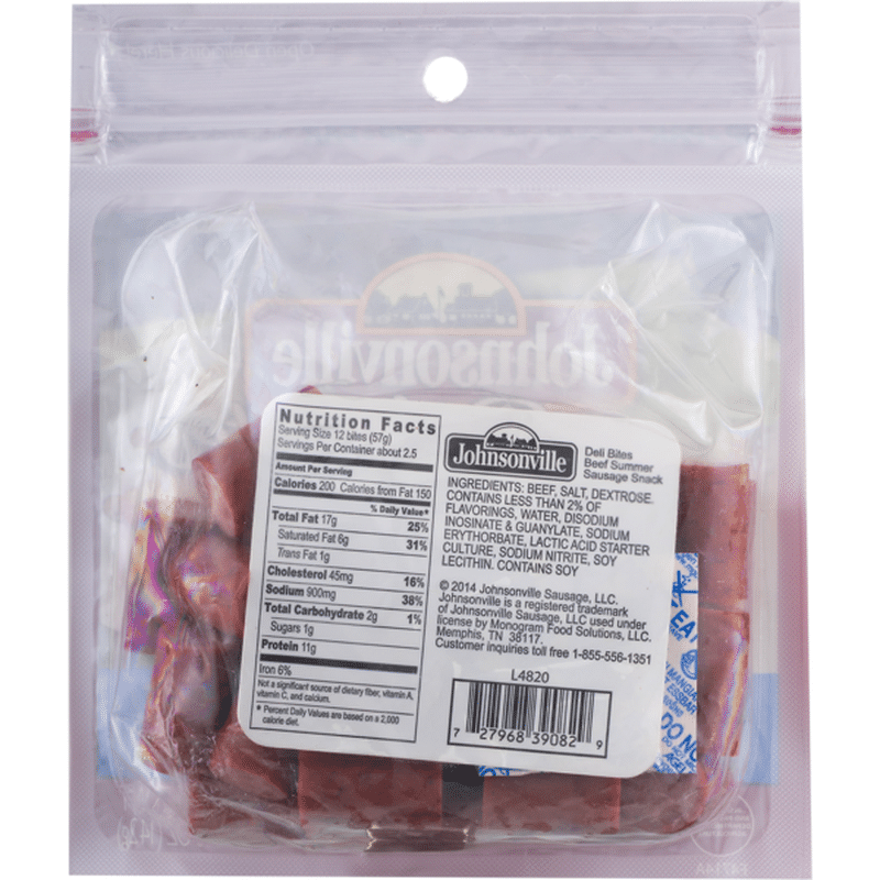 Johnsonville Deli Bites Beef Summer Sausage Snack (5 oz) from Kroger