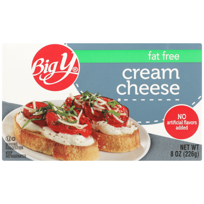 Big Y Fat Free Cream Cheese (8 oz) Instacart