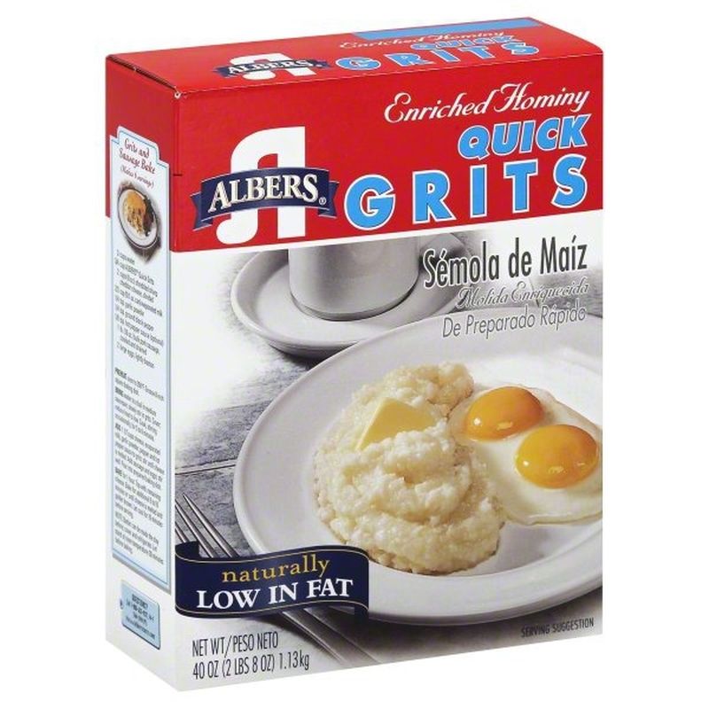 Albers Enriched Hominy Quick Grits (40 oz) from FoodMaxx Instacart