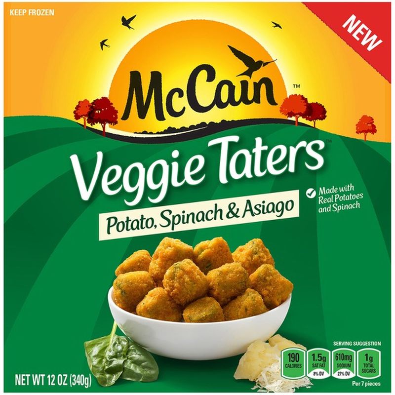 McCain Potato, Spinach & Asiago Snacks (12 oz) - Instacart