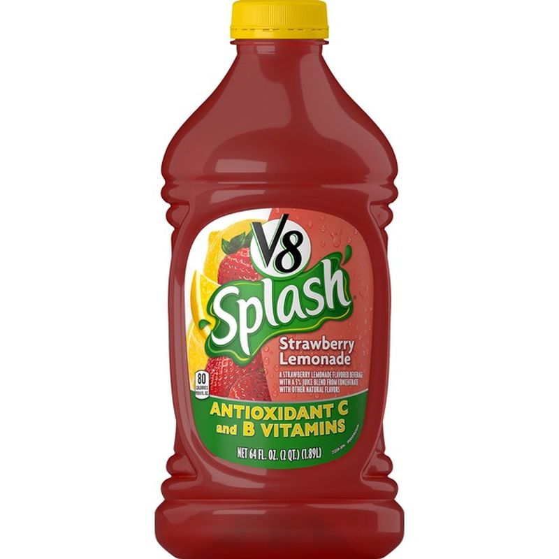 V8® Juice Drink, Strawberry Lemonade (64 fl oz) from ShopRite Instacart