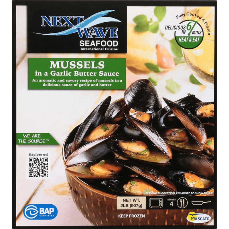 Next Wave Seafood Mussels in a Garlic Butter Sauce (1 lb) Instacart