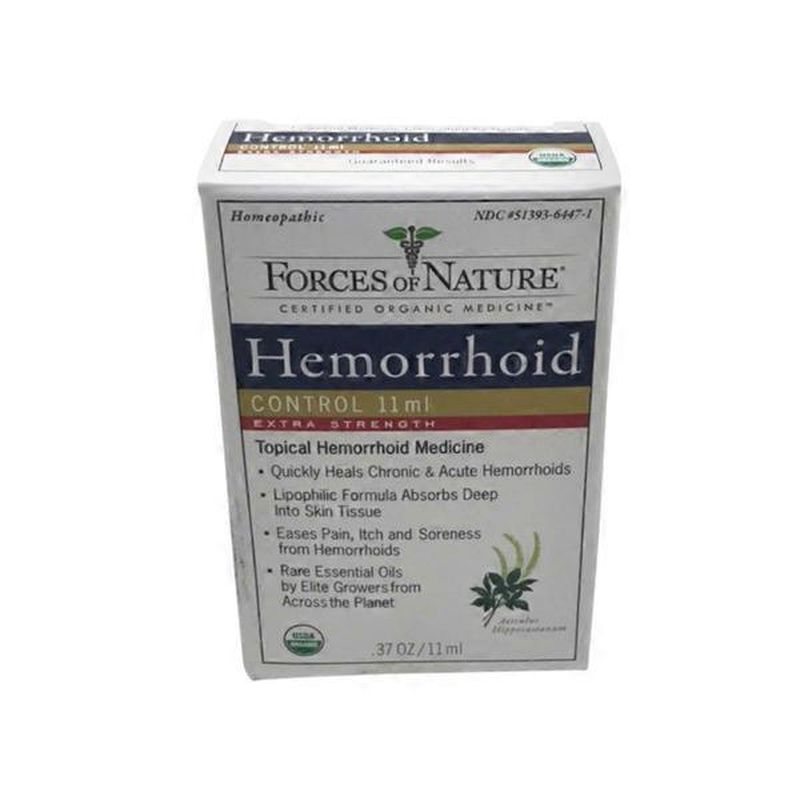Forces of Nature Hemorrhoid Control, Extra Strength, Aesculus