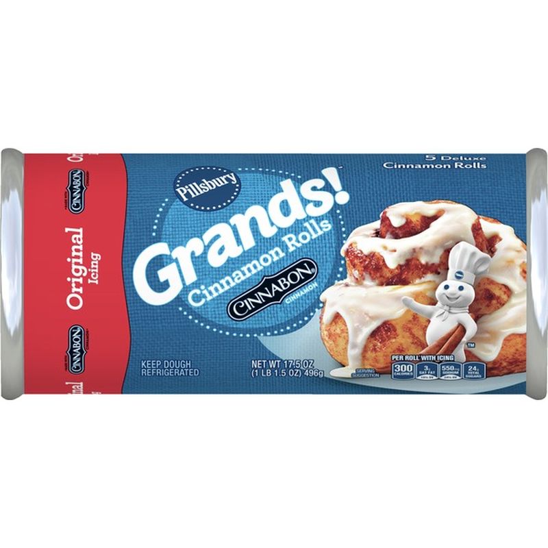 Pillsbury Cinnamon Rolls, Deluxe, Original Icing (5 each) from Jewel