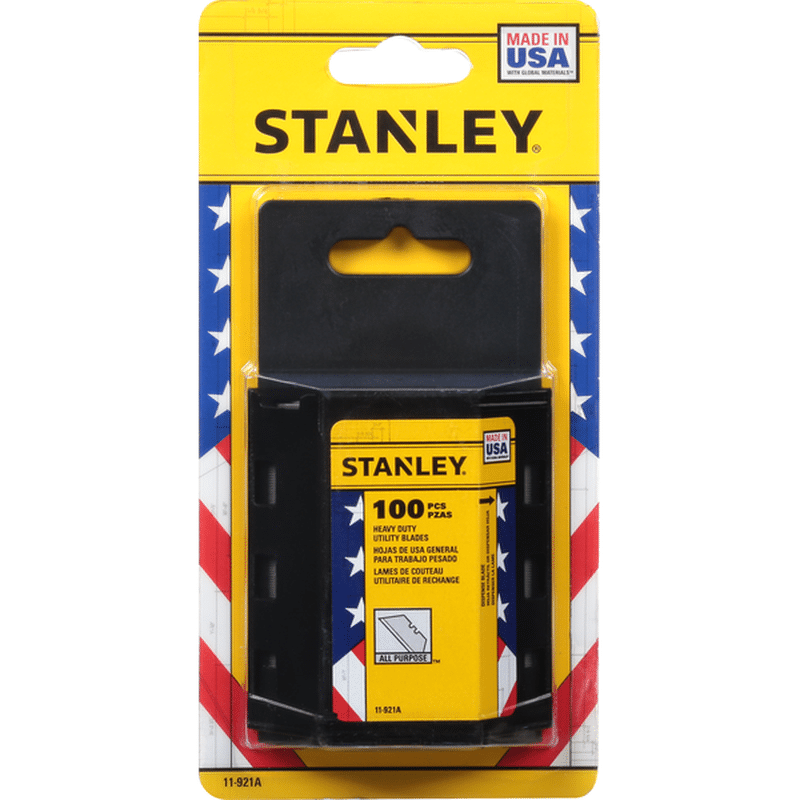 Stanley Utility Blades, Heavy Duty (100 each) Instacart