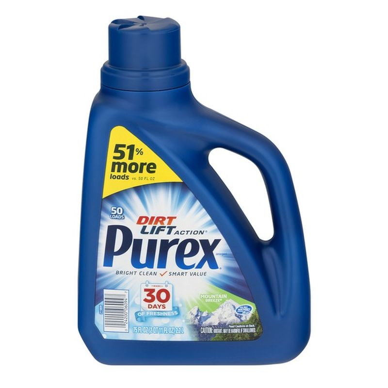 Purex Mountain Breeze Laundry Detergent (75 fl oz) - Instacart