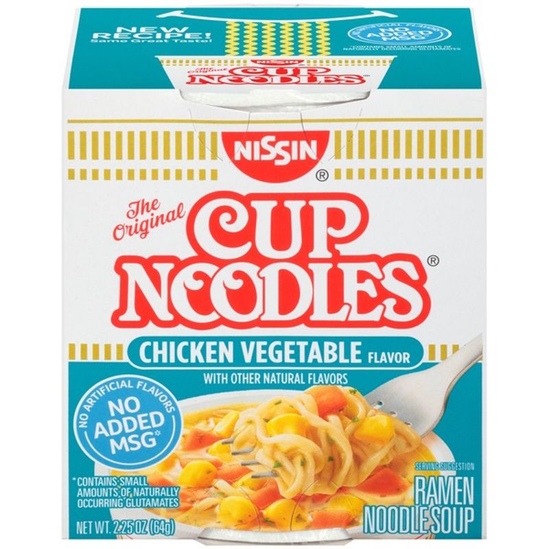 Nissin Cup Noodles Chicken Vegetable Ramen Noodle Soup 4 3 Oz Instacart