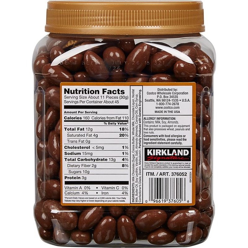 Kirkland Signature Milk Chocolate Almonds, 48 oz (3 lb) Instacart