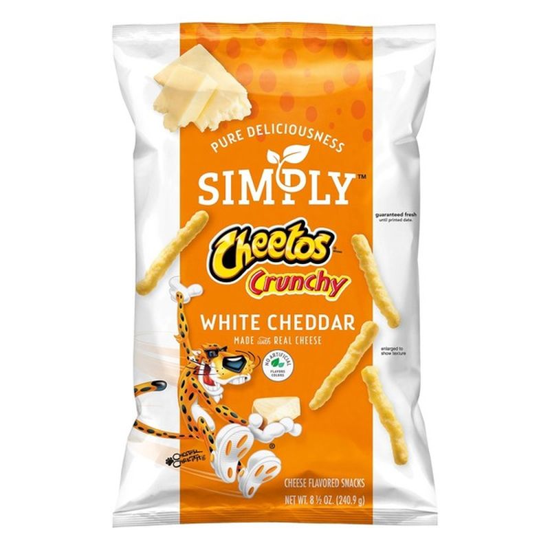 Cheetos Crunchy White Cheddar Cheese Flavored Snacks (8.5 oz) from ...