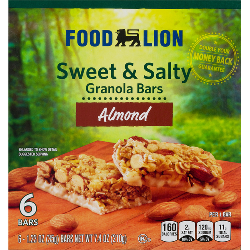 Food Lion Sweet & Salty Almond Granola Bar (1.23 oz) Instacart