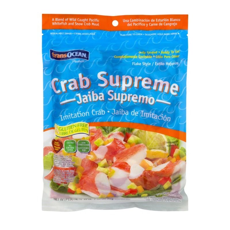 TransOcean Imitation Crab, Flake Style (20 oz) Instacart