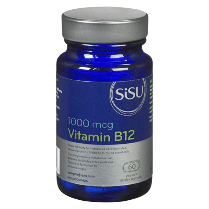 Sisu Vitamin B12 1000 mcg Capsules (60 ct) Instacart