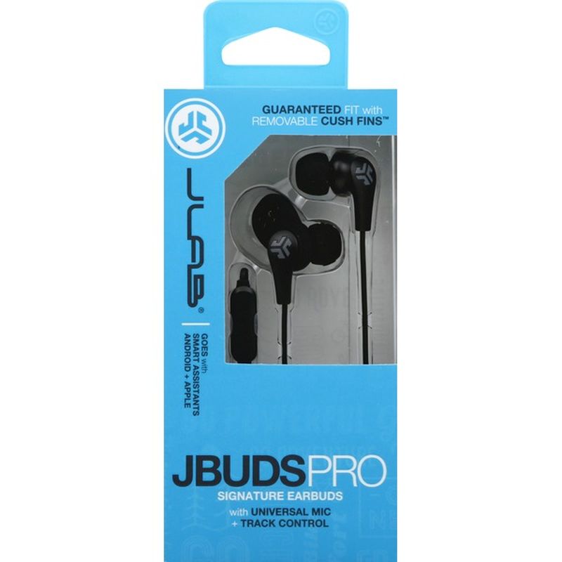 jlab jbuds pro earbud wired headphones with universal mic