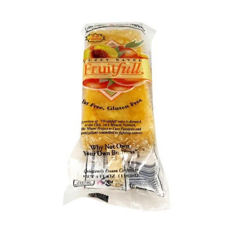 Fruitfull Fuzzy Navel Orange Frozen Fruit Bar (4 fl oz) Instacart