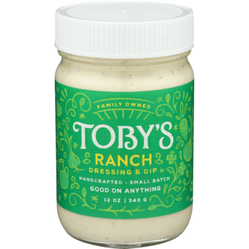 Toby's Ranch Dressing & Dip (12 oz) Instacart