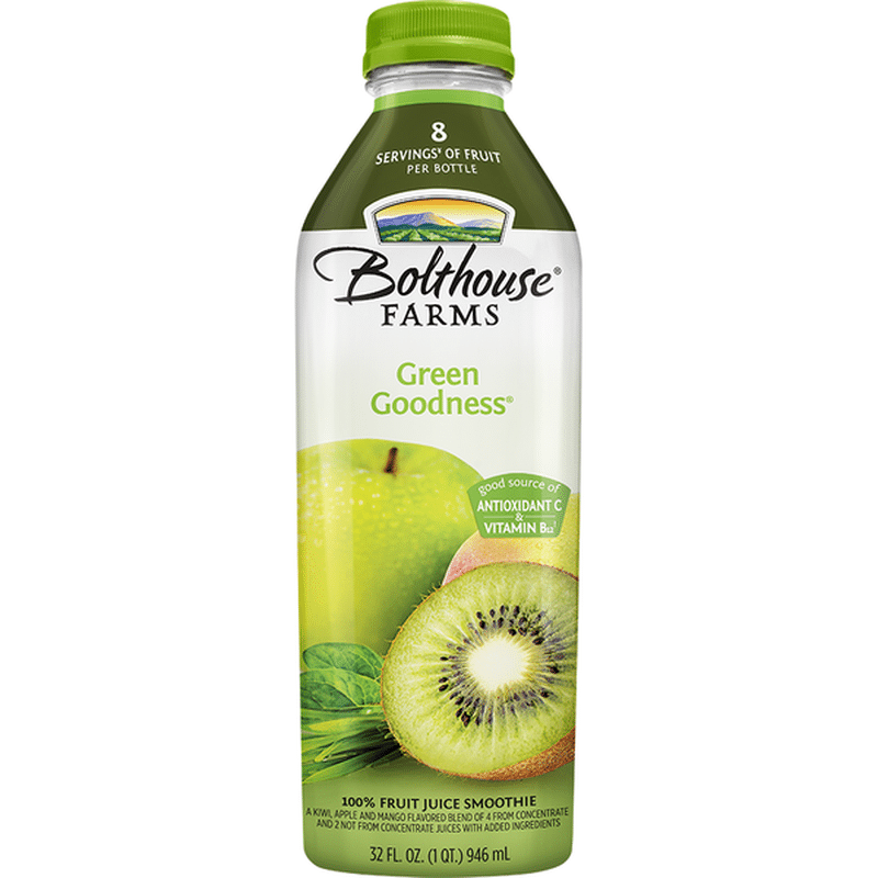 Bolthouse Farms 100% Fruit Juice Smoothie, Green Goodness (32 fl oz