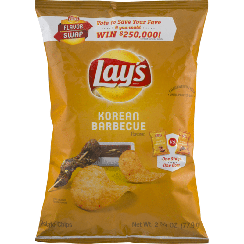 Lay's Korean Barbecue Potato Chips (2.75 fl oz) Instacart