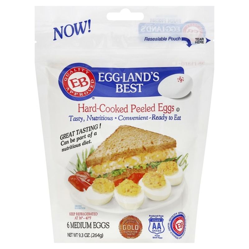 Eggland's Best Hard Cooked Eggs (6 Ct) - Instacart