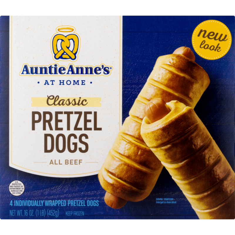 Auntie Anne's Classic Pretzel Dogs (16 oz) - Instacart