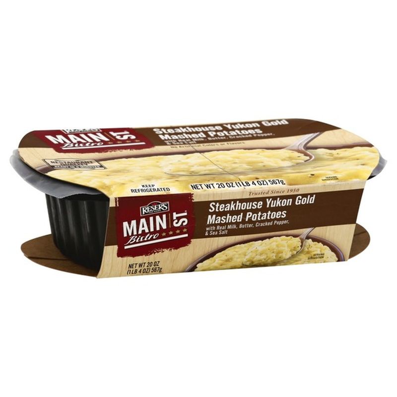 Main St Bistro Mashed Potatoes, Steakhouse Yukon Gold (20 oz) Instacart