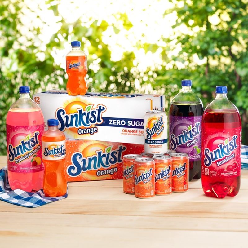 Sunkist Berry Lemonade Soda (12 Fl Oz) - Instacart