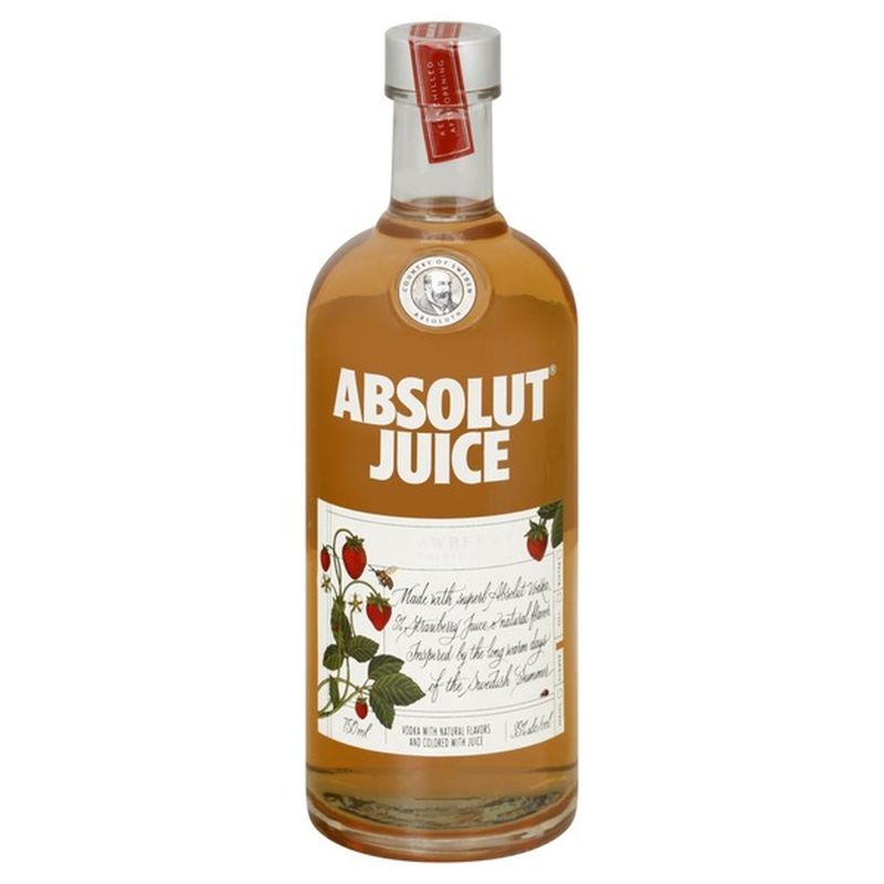 Absolut Juice Edition Strawberry (750 ml) - Instacart