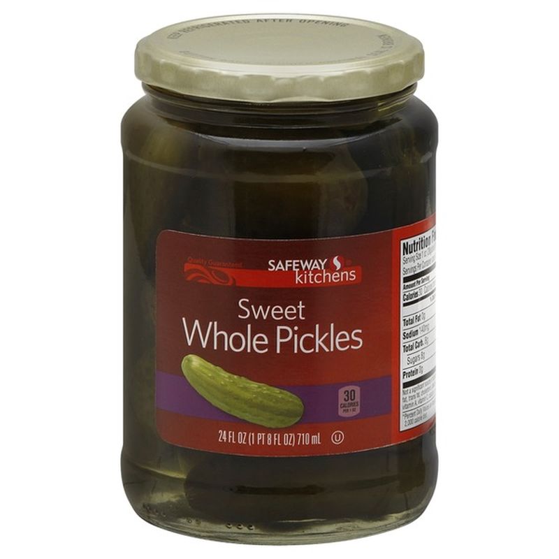Signature Kitchens Whole Sweet Pickles (24 fl oz) Delivery or Pickup Near Me Instacart