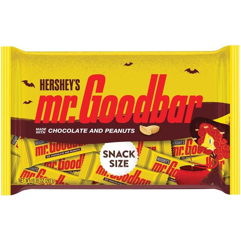 Mr. Goodbar Candy Bars, Milk Chocolate, Peanuts, Snack Size (293 G) (10 ...