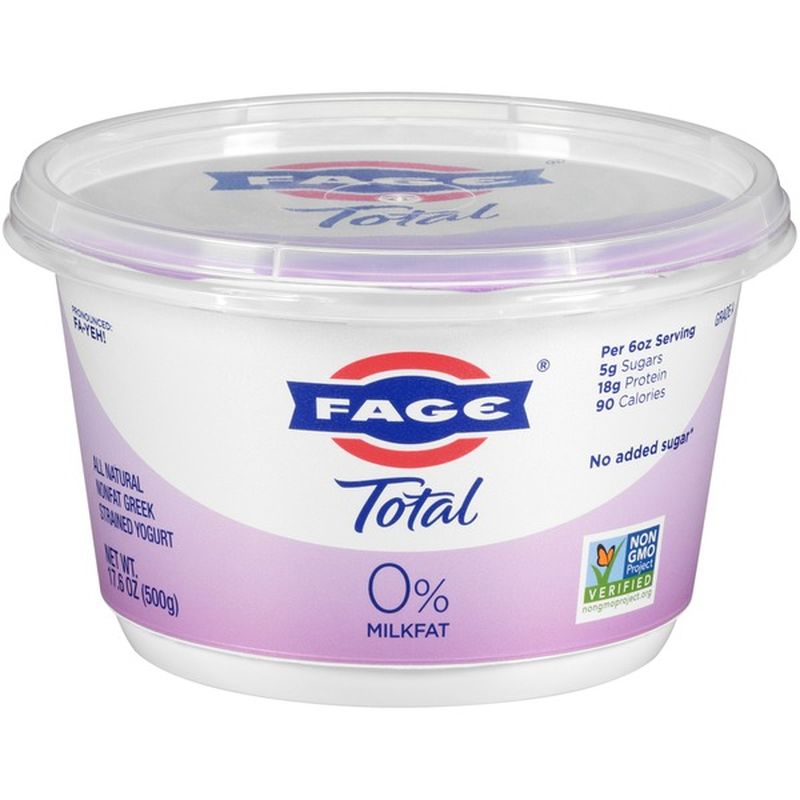 Fage Total Greek Strained Yogurt (17.6 oz) from ShopRite Instacart