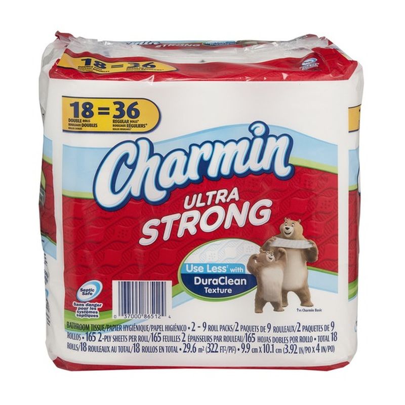 Charmin Ultra Strong Charmin Ultra Strong Toilet Paper 18 Double Rolls Toilet Tissue 18 Ct