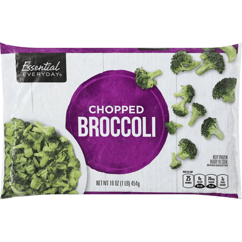 Essential Everyday Broccoli, Chopped (16 oz) Instacart