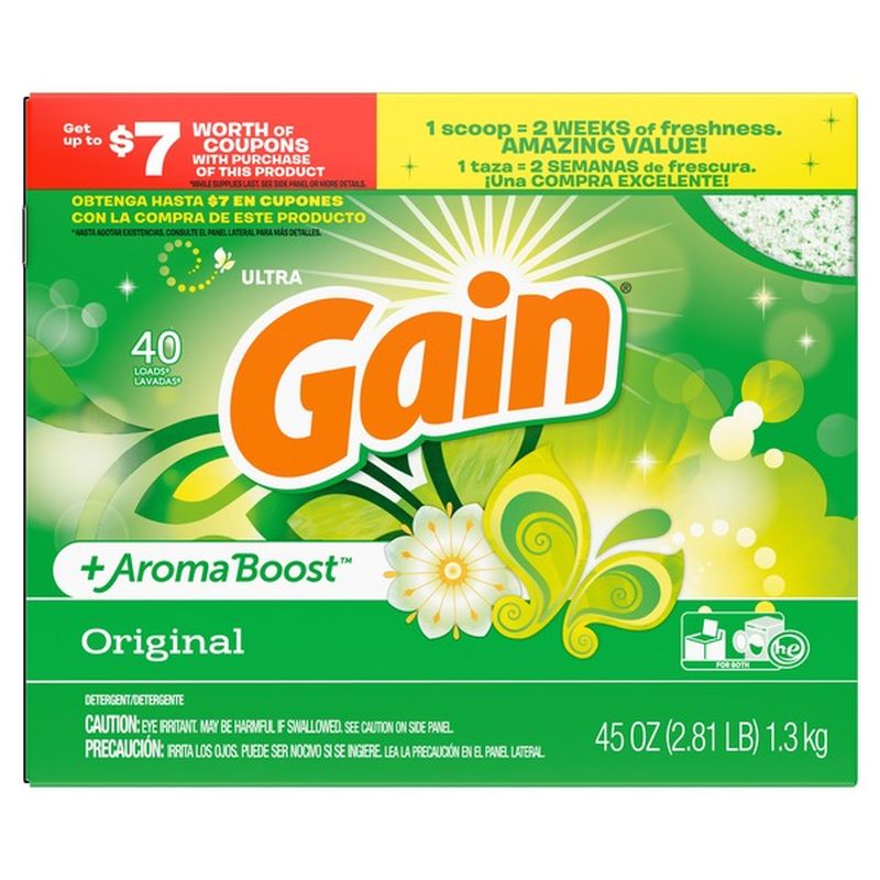 gain powder laundry detergent