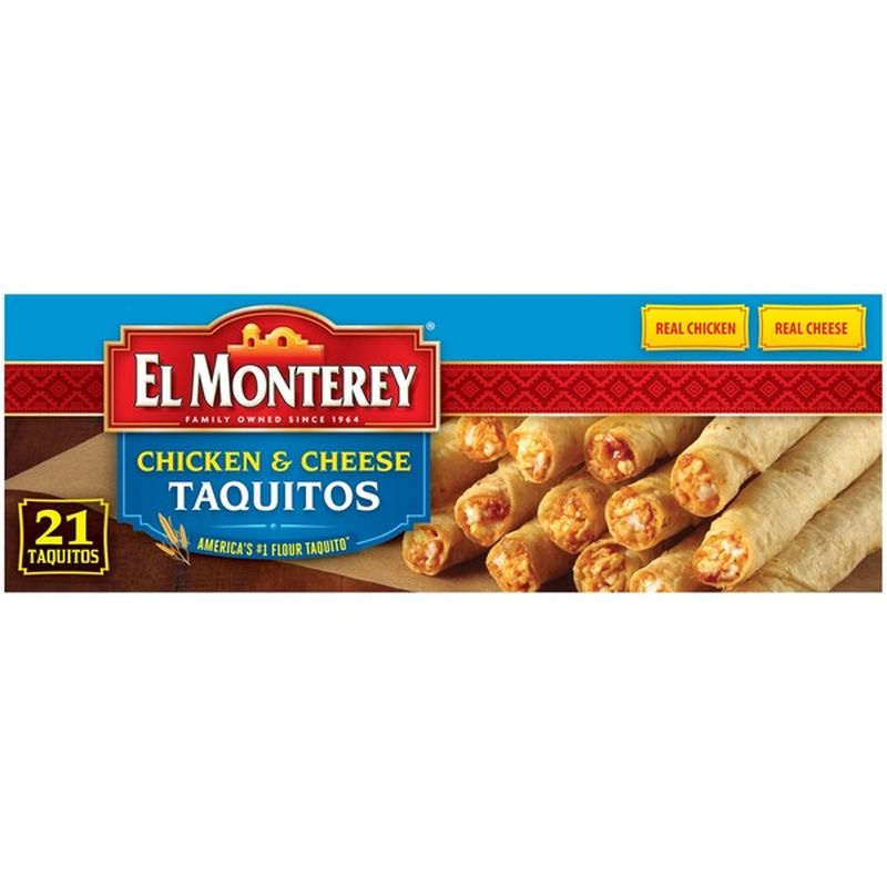 El Monterey Chicken & Cheese Flour Taquitos (1.313 lb) Instacart