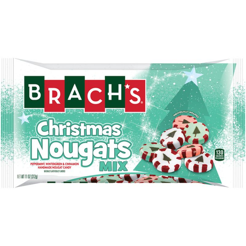 Brach's Peppermint, Wintergreen & Cinnamon Handmade Christmas Nougats Candy Mix (11 lb) Instacart