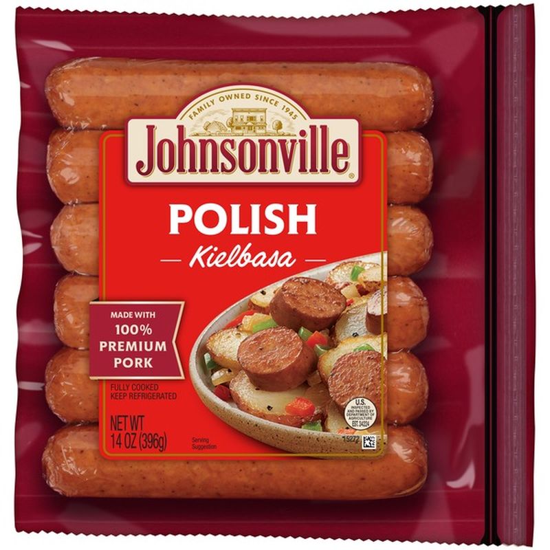 Johnsonville Sausage Polish Kielbasa Smoked Sausage (66 g) - Instacart