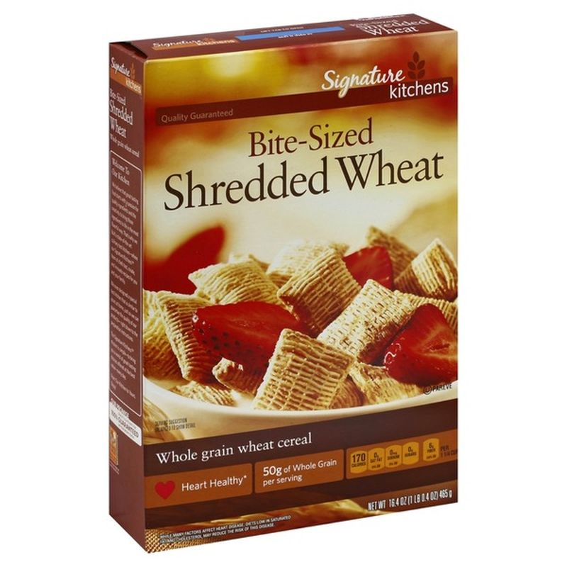 Signature Kitchens Bitesized Whole Grain Shredded Wheat Cereal (16.4
