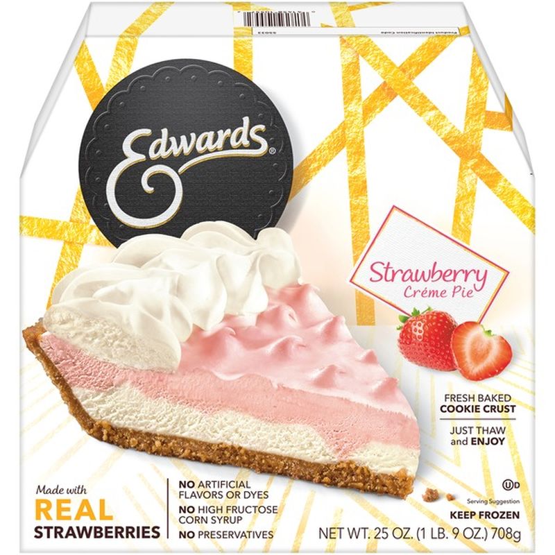 Edwards Strawberry Creme Pie (25 oz) Instacart