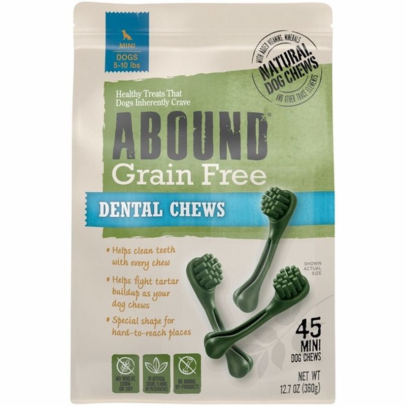 Abound Grain Free Dental Chews For Mini Dogs (45 ct) from Kroger