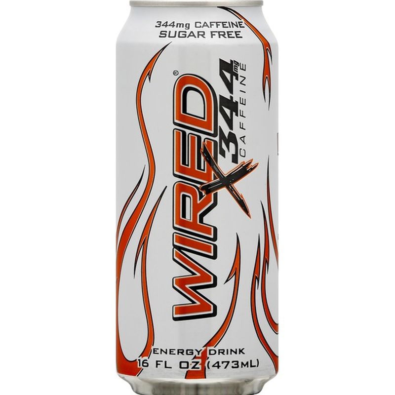 Wired Energy Drink Sugar Free Caffeine 16 Oz Instacart
