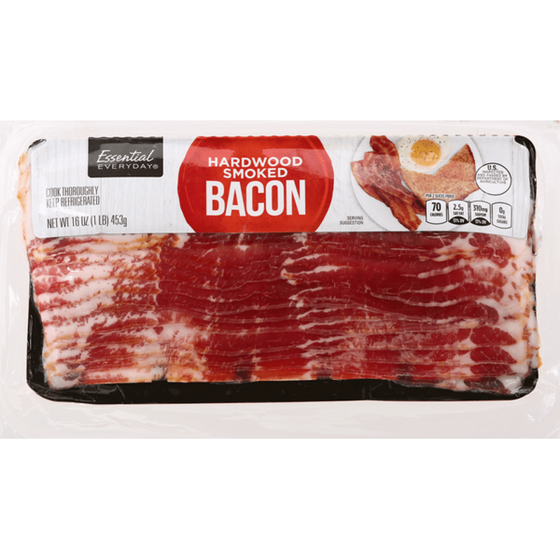 Essential Everyday Bacon, Hardwood Smoked (16 oz) Instacart