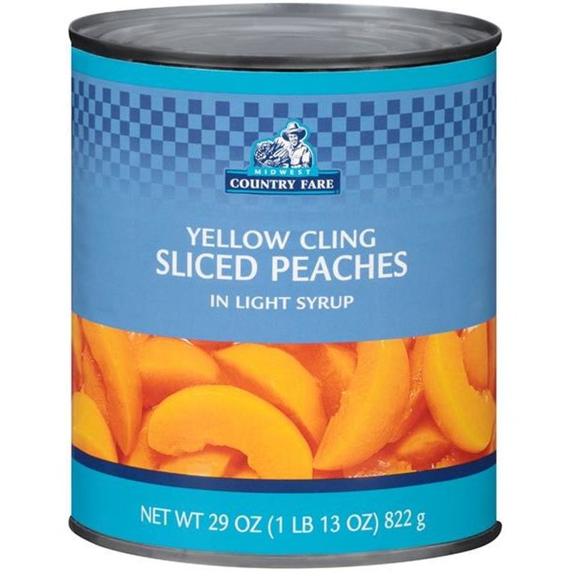 Midwest Country Fare Peaches, Sliced, Yellow Cling