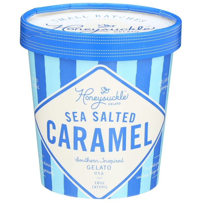 Honeysuckle Sea Salted Caramel Gelato