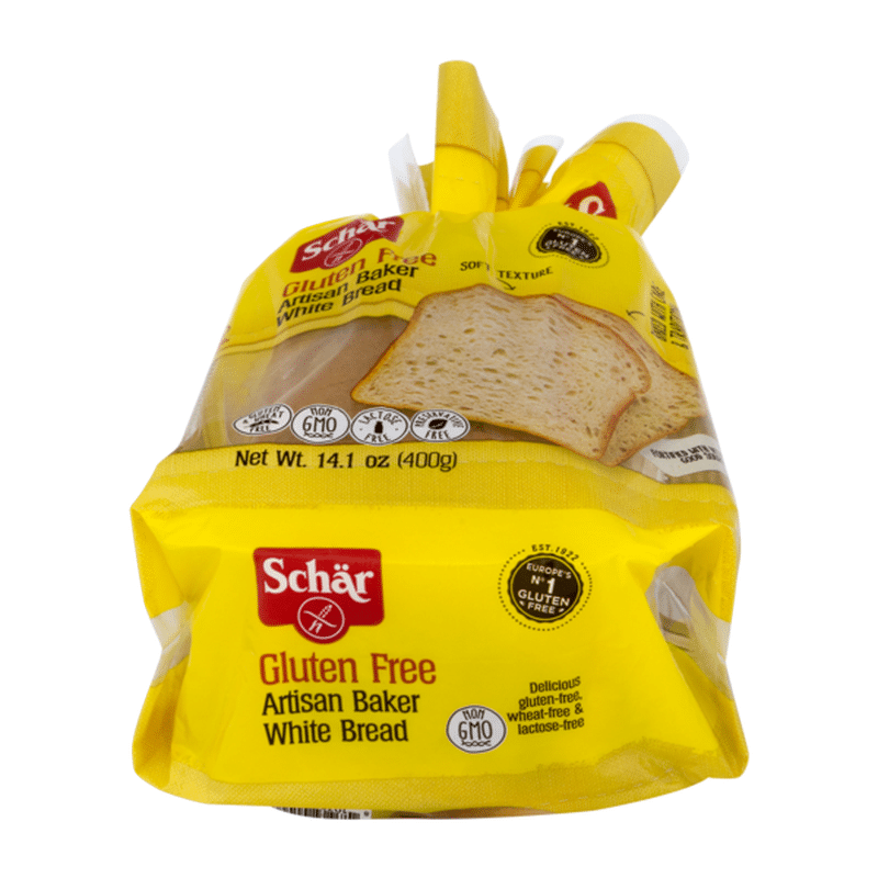 Dr. Schar White Bread, Gluten Free, Artisan Baker (14.1 Oz) From Stop ...