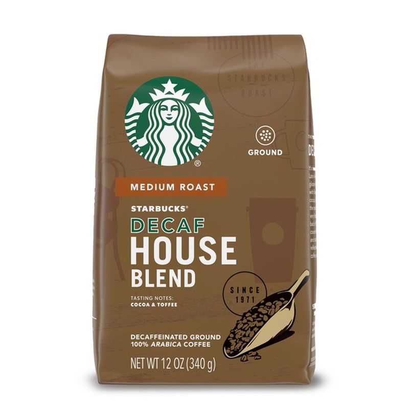 Starbucks Decaf Ground Coffee — House Blend (12 oz) from Smart & Final