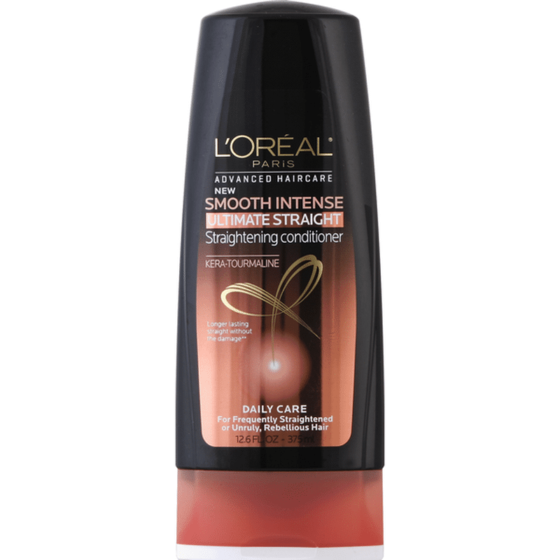 L'Oreal Conditioner, Strengthening, Ultimate Straight, Daily Care (12.5