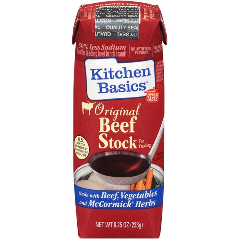 Kitchen Basics® Original Beef Stock (8.25 fl oz) - Instacart